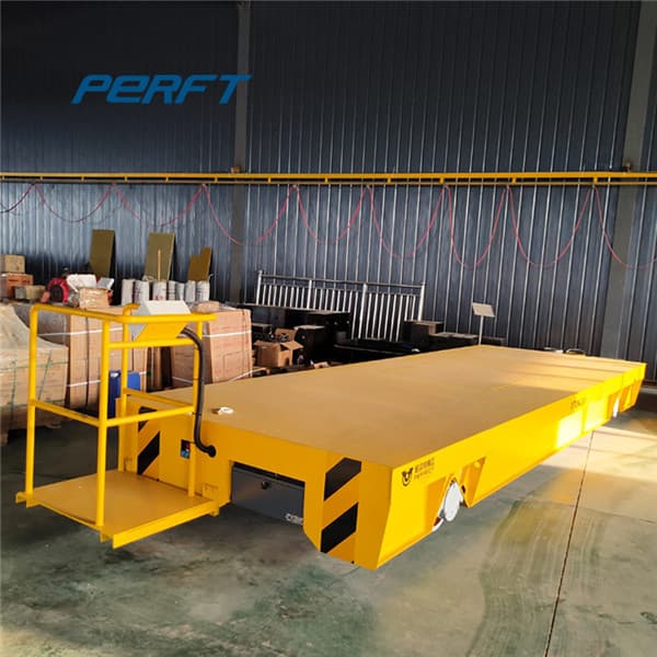 motorized transfer trolley for industrial product handling 6 ton